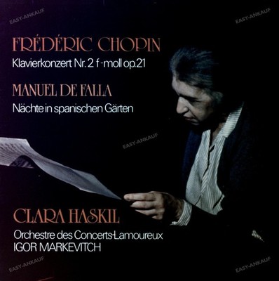 Chopin - Klavierkonzert Nr 2 F-moll, Op 21 / Nächte In Spanischen Gärten LP .*