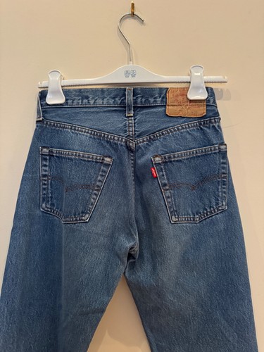 Vintage Levi's 501 1983 Redline Selvedge Denim Jeans Size 29X38 - Picture 9 of 15