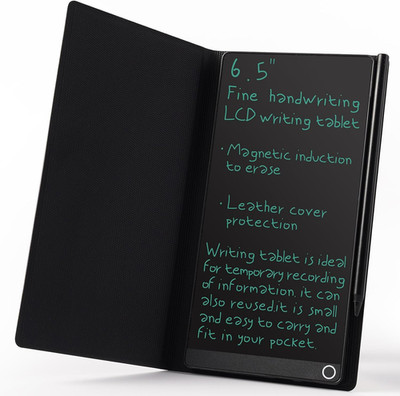 LCD Writing Tablet for Adult: 6.5 Inch Full Screen Mini Digital Notepad Reusable