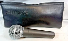 Shure SM58 Dynamic Handheld Vocal Microphone- Not tested.