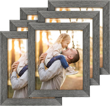 8 X 10 Picture Frames Set of 6, Rustic Grey Farmhouse Collage Photo Frames Galle