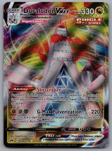 Duraludon VMAX 104/159 SWSH: Crown Zenith Ultra Rare Holo NM