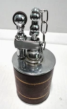c 1930 The Executive" Made  by AR(USA) TABLE LIGHTER,Leather Wrap. VERY RARE
