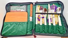 Picnic Time CLASSICO DELUXE Travel Set Tote For 2 Wine & Cheese Lovers
