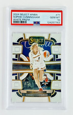 PSA 10 POP 3 Sophie Cunningham 2024 Select WNBA White Prizm /99 Fever Mercury