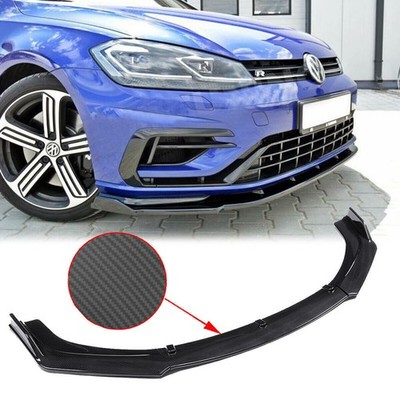 Für  Golf 7 R-Line R Facelift ABS Frontspoiler Lippe V1 Diffusor Frontlippe