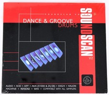 USB Soundscan V2 11 Dance Groove Drums Akai Sample/Sound Library/Sampling 2 CD