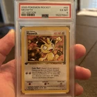 Pokemon TCG Meowth 1st Edition Team Rocket 62/82 PSA 6