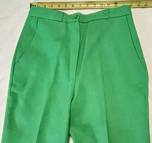 Daniel For Spellbound 4pc Pant Skirt Suit Scarf Vintage 80s Kelly Green Lined - Picture 12 of 22
