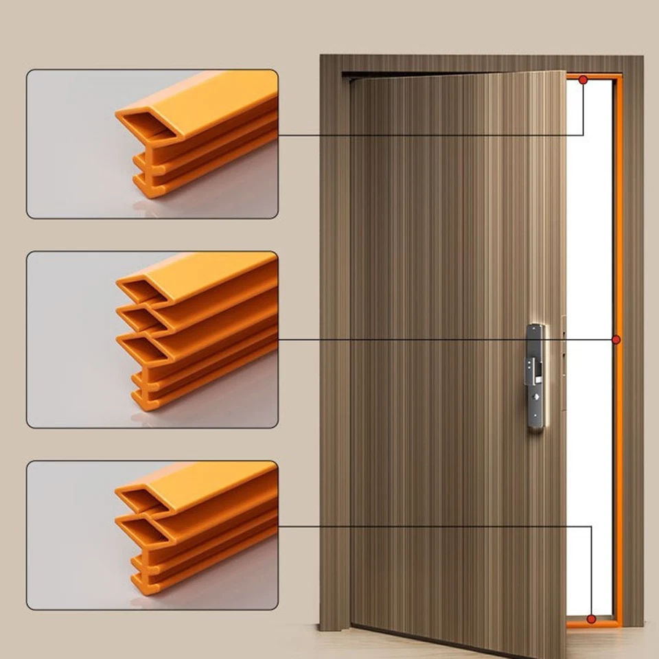 Premium Soundproof Door Seal Kit for Bedroom: Enhance Repeated Purchases with - Image 2 of 4