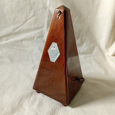 GUT FUNKTIONIERENDES VINTAGE FRANZÖSISCHES MAELZEL PAQUET METRONOM 1815 - 1848 23cm Höhe