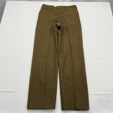 Vintage 1940 Pre WW2 US Army Wool Field Trousers Pants Mens 30x32 Military Green