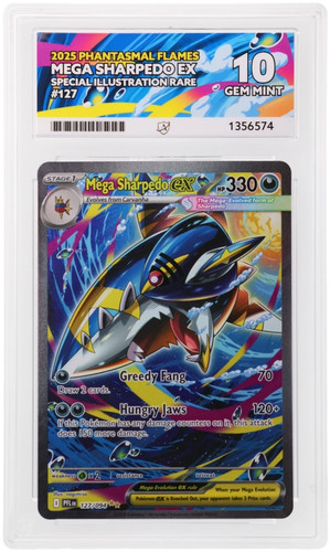 Mega Sharpedo ex graded ACE 10 for sale on eBay