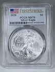 2020 $1 American Silver Eagle PCGS MS70 First Strike SPOT FREE