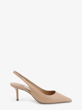 JIMMY CHOO Love 95mm Beige Leather Pumps New Authentic