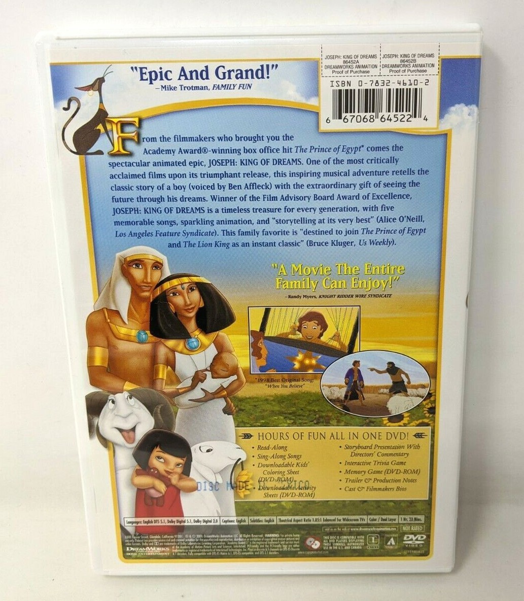その他 Castles &amp; Dreams [DVD] Joseph King of Dreams DVD 667068645224| eBay