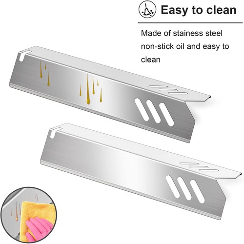 4 Pack for BBQ Gas Grill Universal Fit Heat Plate Burner Cover Replacement/Parts - Picture 9 of 13