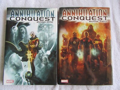 Annihilation Conquest Book 1 & 2 Hard Cover  (2008) Marvel