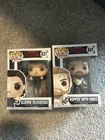 Funko Pop! Vinyl: Stranger Things Eleven(Elevated)And Hopper(with Vines) DAMAGED