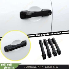 For Toyota 4Runner 2025+ Gloss Black Trim Exterior Molding Car Door Handle Cover