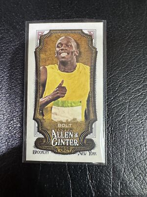 2024 Topps Allen and Ginter Usain Bolt Mini A&G Back