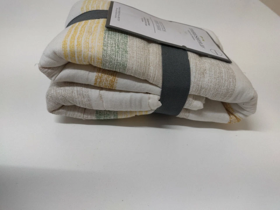 Pick Stitch Edredón Almohada Estándar Umbral Simulado ¡Nuevo con Etiquetas! Foto 4 de 4