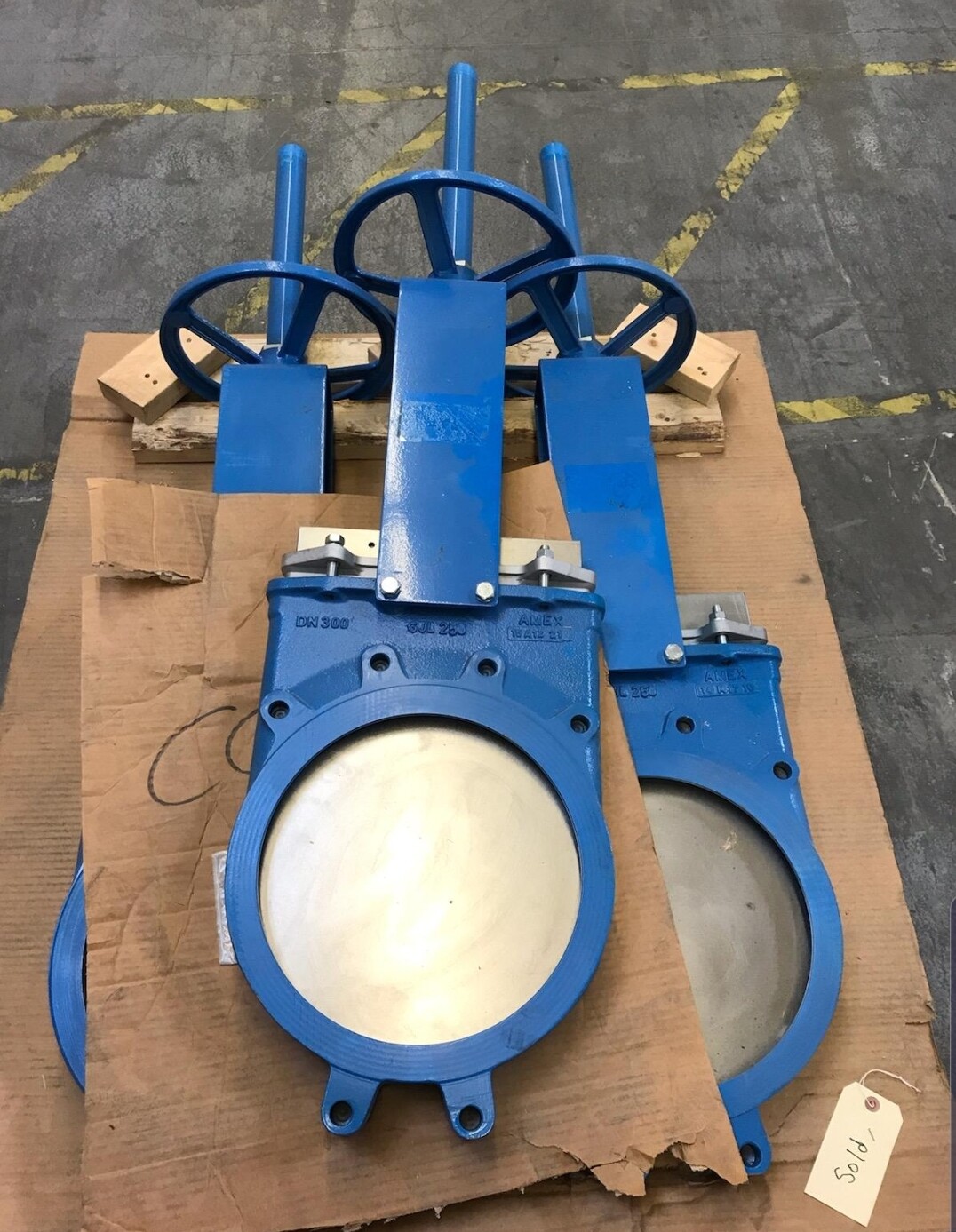 12" 150 Orbinox EX Knife Gate valve Hand Wheel Operated DN300 eBay