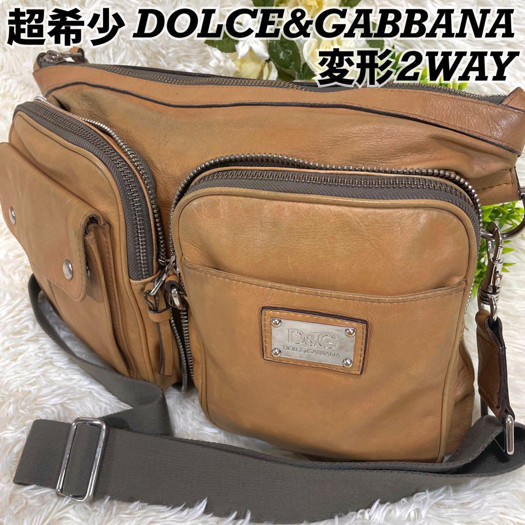 2WAY deformed DOLCE&GABBANA shoulder bag shoulder pochette 2WAY deformed DOLCE&GABBANA shoulder bag shoulder pochette