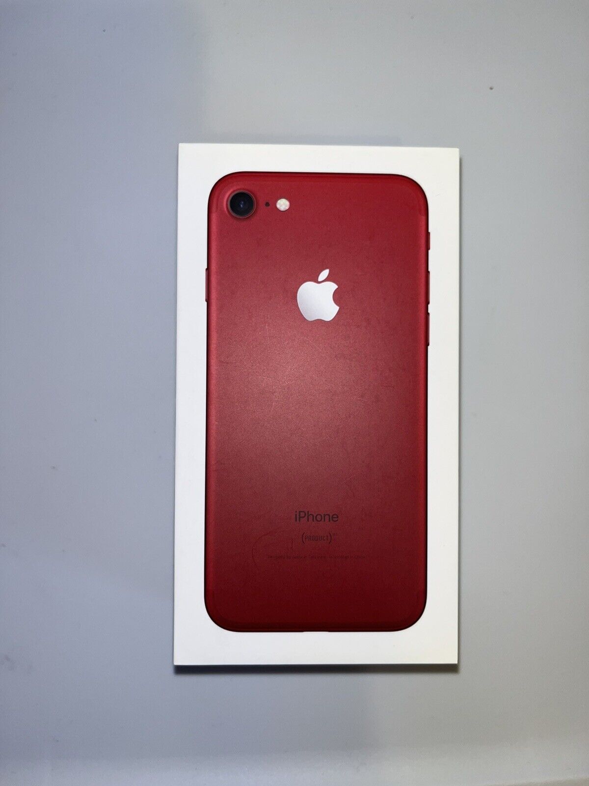 Empty Box for iPhone 7 128GB Product Red Box. See Pictures For Box Content | eBay