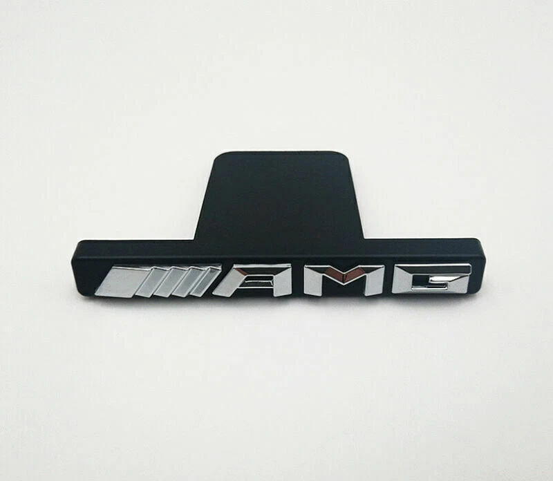 Insignia cromada parrilla delantera AMG Emblem GT PanAmericana para Mercedes C43 E43 GL63 Foto 2 de 4