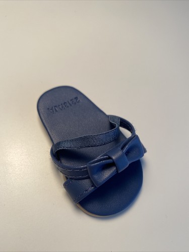 American Mädchen Puppe kariertes Partykleid marineblaue Sandale NUR Schuh LINKS Einteilig