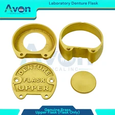 Upper Denture Flask Dental Ejector Type Lab Flask Original Brass Professional