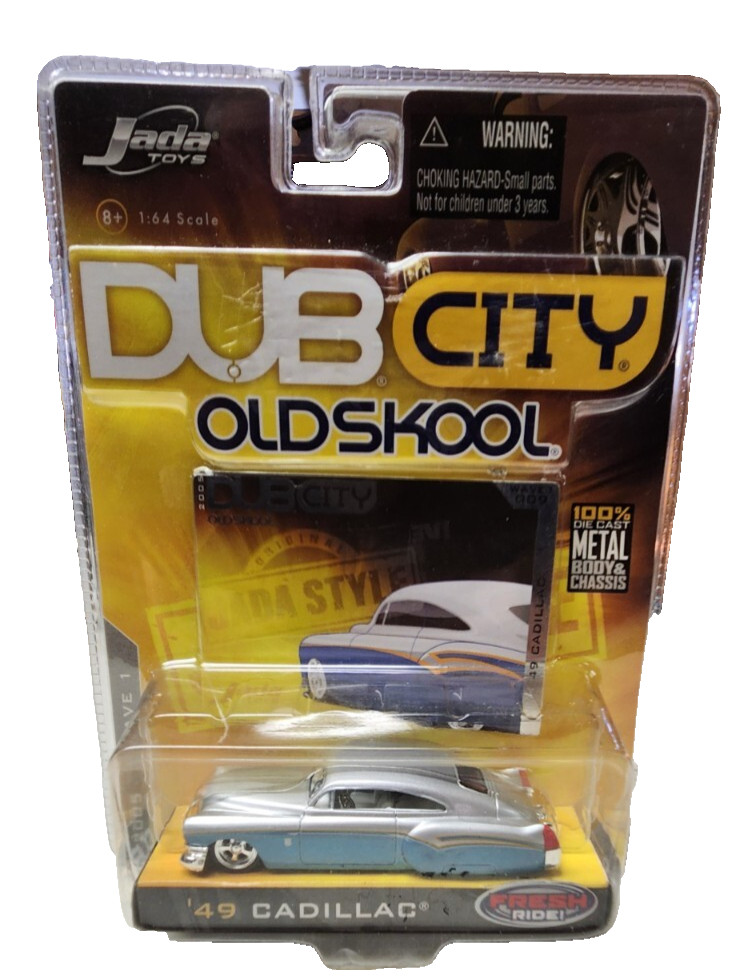 NEW 2005 Jada Toys Dub City Oldskool &apos;49 Cadillac Wave 1 &num;009