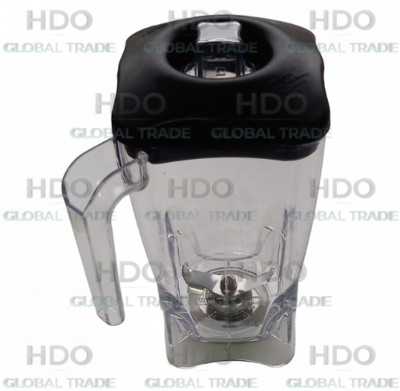 SIRMAN ORIONE BARMASTER BLENDER SQUARE JUG COMPLETE WITH BLADES AND LID