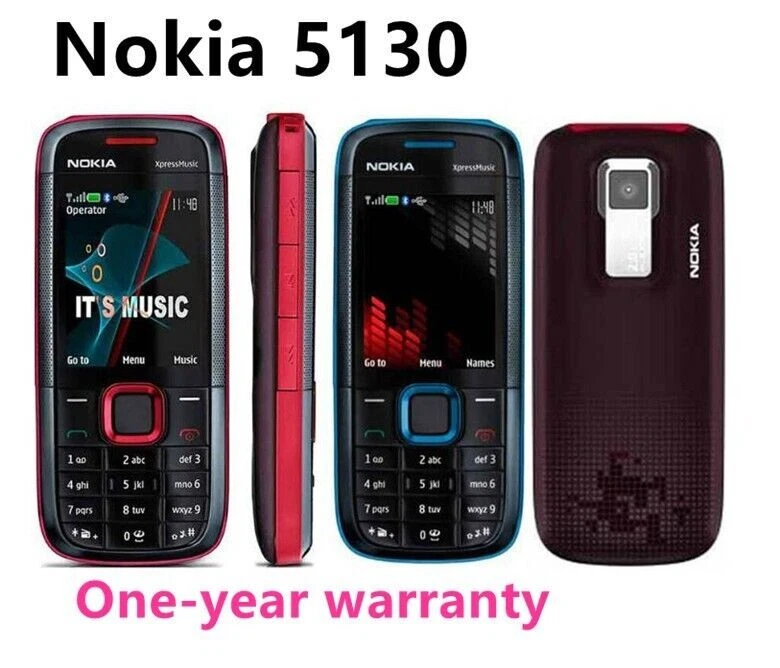 Unlocked Original Nokia 5130 XpressMusic Quadband Bluetooth 2MP Mobile Bar Phone - Image 2 of 4