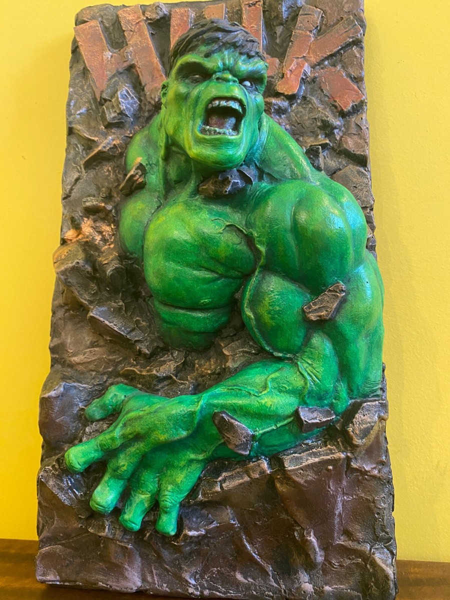 Handmade The INCREDIBLE HULK Relief SCULPTURE Wall Decor Figure