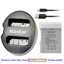 Kastar Battery Dual Charger for Nikon OEM ENEL14A Battery MH24 Charger EL14 Grip