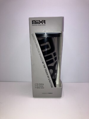 MiiXR AA Electric Shaker Bottle by PROMiXX for Super Smooth Protein Shakes