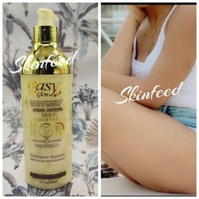 X 1 Easy Glow Glutathion Body Milk GOLD.   Original 500ml X 1 NEW LOOK 