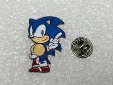 ORIGINAL RARE SONIC THE HEDGEHOG ENAMEL PIN - ASI 30010 - NEW NOS QTY AVAILABLE