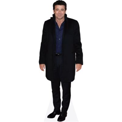 Patrick Bruel (Coat) Pappaufsteller lebensgross