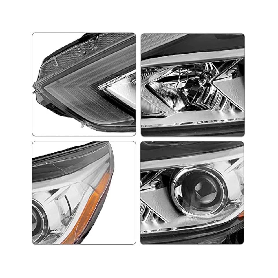 2016,2018 Altima substituição de farol, halogênio, sem LED DRL, esquerda e direita - Imagem 4 de 4