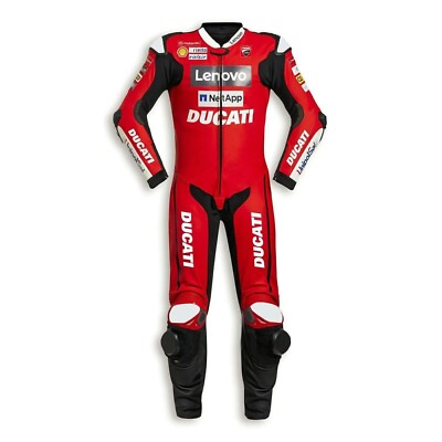 Real Cowhide Leather Motorcycle Biker Suit Motorbike Racing Protective Suit