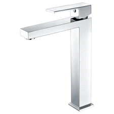 ANZZI Vessel Sink Faucet 1-Lever Handle 1-Hole Low Arc Chrome 11" faucet