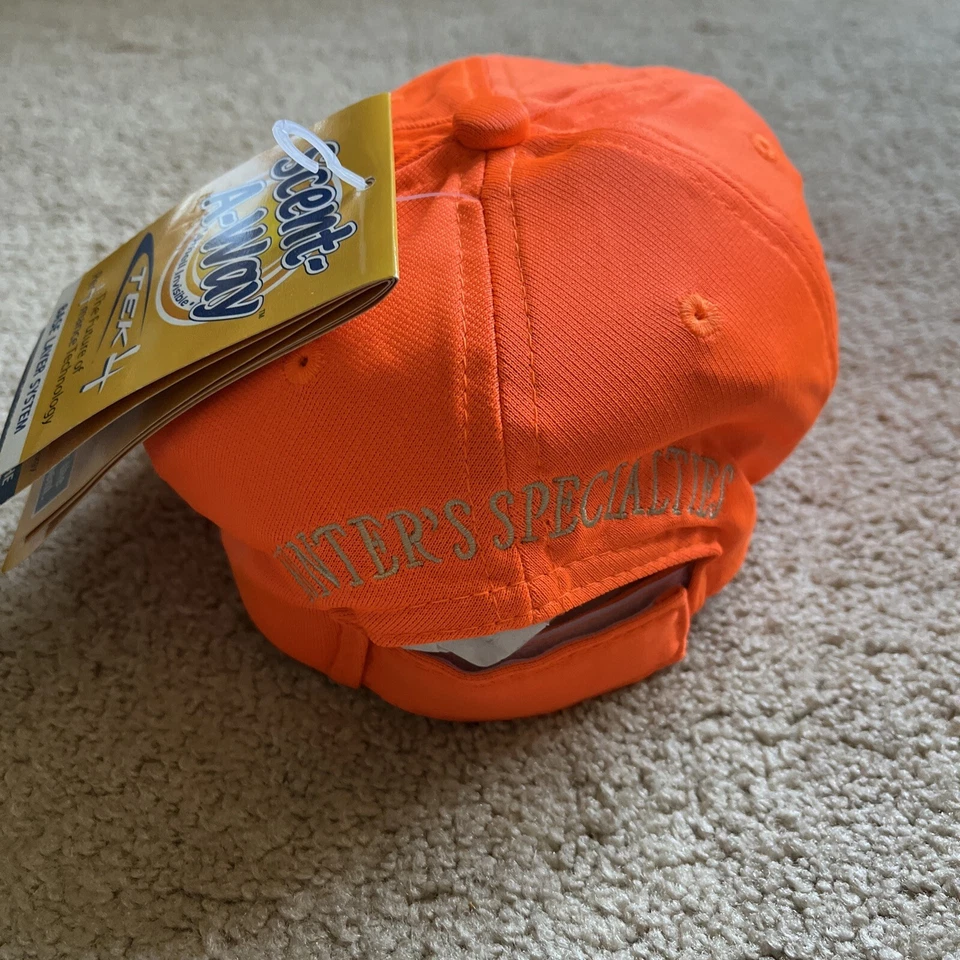 NEW Hunter’s Specialties SCENT A-WAY TEK 4 Silver Infused Hat ORANGE OSFA MS $20 - Image 4 of 4