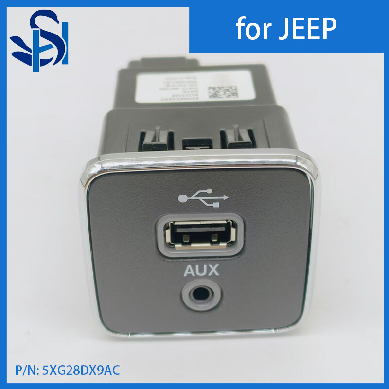 ID 982209　シャープ4.5Kg　２０１５年製　ES-G4E2　キズ有、凹み 5XG28DX9AC Front Charging Port USB AUX For 2017-2021 Jeep Cherokee