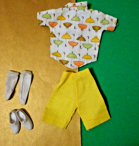 VTG Ideal TENNIS THE MENACE TAMMY FAMILY SHIRT SHORTS SOCKS SHOES 1960'S CLOTHES - Picture 3 of 3