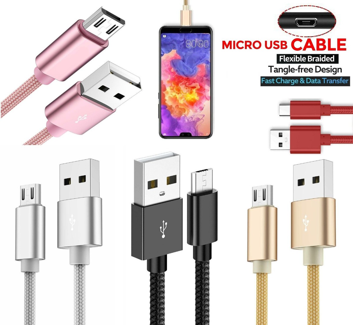 Micro Usb Type Samsung J7 Max Usb Cable Samsung Micro USB Charging - Main Image