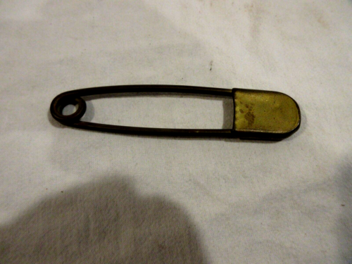 Vintage Large Brass Safety Pin 5