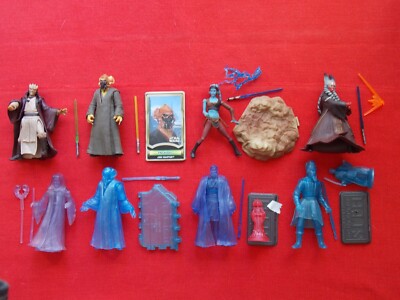 Star Wars Hologram Plo Koon, Shaak Ti, Aayla Secura, Eeth Koth & more Figures
